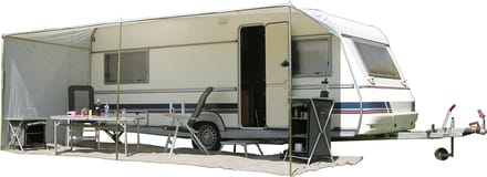 Eurotrail Schuifluifel Caravan 860 X 240 Cm Polyester Grijs