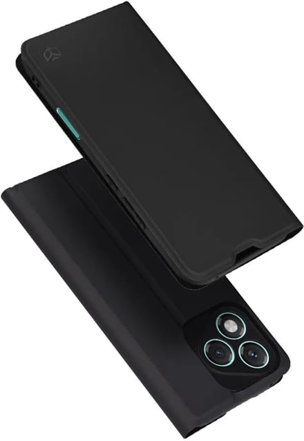 Hoesje geschikt voor HONOR 400 Lite - Techsuit Magskin Book Wallet Case - Zwart