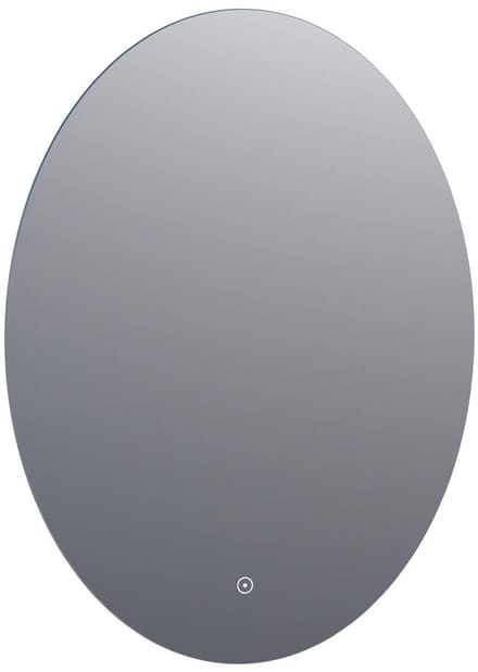 Brauer Ruby Spiegel - Ovaal - 60 cm - met Directe LED-Verlichting - Dimbaar - met Touchbediening