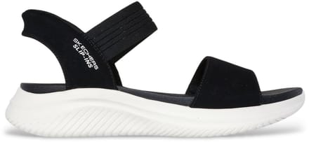 Skechers Slip-ins Ultra Flex 3.0 Summerville Zwarte sandalen