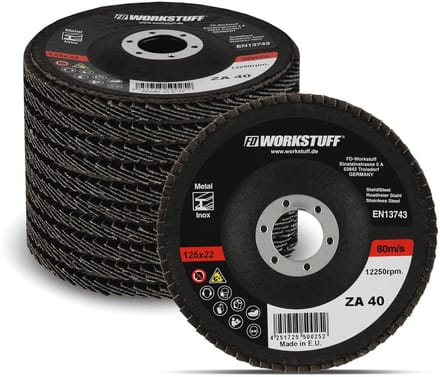 Premium waaierschijven set 10 stuks Ø 125 mm mixpack