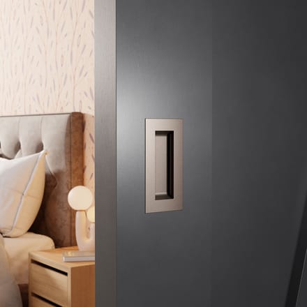 Schuifdeurkom - Mocca blend - RVS - GPF - GPF0717.A3A Mocca blend geborsteld 102x51mm