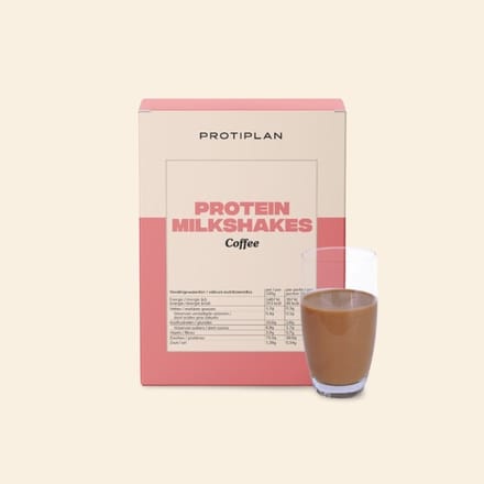Protiplan - Milkshake Koffie - 7 x 24,5 g - Eiwitdieet - Proteïneshake
