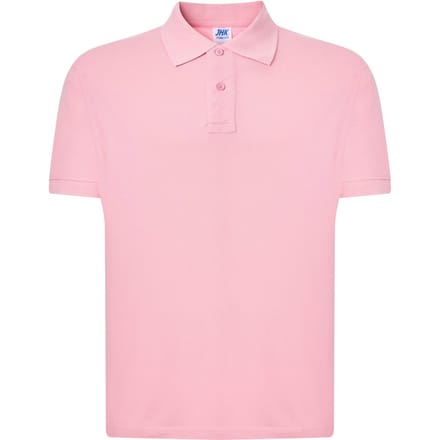 JHK Heren Pique Regular Poloshirt (Roze)