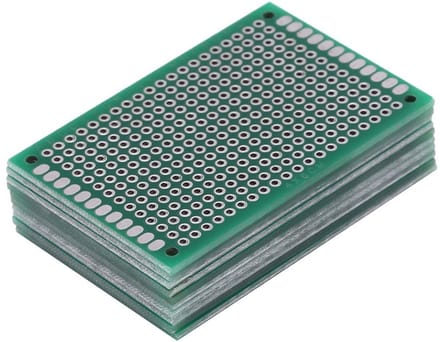 Shopcentral - Double Sided - Prototyping Soldering - 4x6 cm - Circuit Board - DIY Elektronica - Geschikt voor Elektronische Projecten