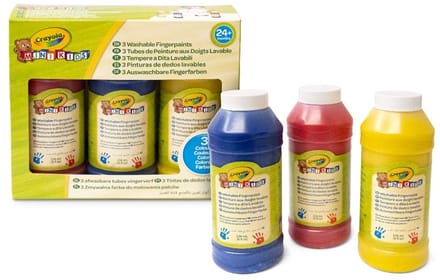 Crayola vingerverf set - primaire kleuren - 3 flessen 237 ml.