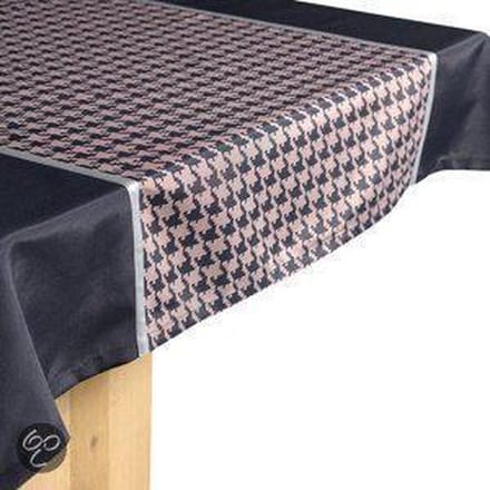 2lif Tafelkleed Grace - Taupe/Grijs - 140 x 250 cm