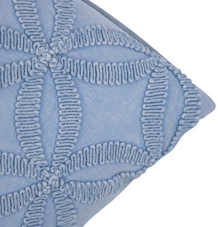 Annika Kussen stonewash blauw 45x45cm