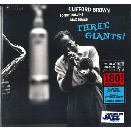 LP Plaat CLIFFORD BROWN, SONNY ROLLINS, MAX - Three Giants! 37075 Jazz Afbeeldingen 2018 Europa Jazz