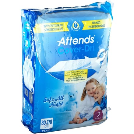 Attends® Cover-Dri Plus Onderlegger 80x170cm 7 Verband