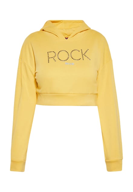 Mymo Hoodie Dames geel