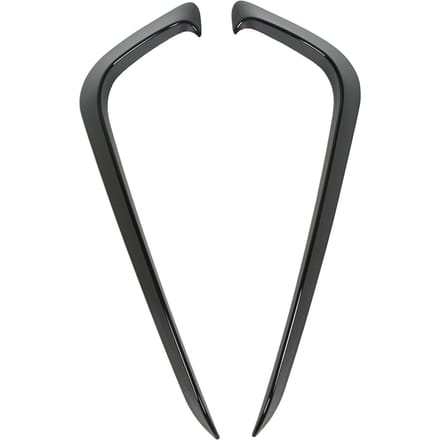 2 Stuks Voor Mistlamp Frames Bumper Spoiler Sierlijst Glanzend Zwart Lichtkap Splitter Diffuser voor B7 Sedan Variant gray