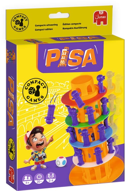 Jumbo - Toren Van Pisa - Reiseditie - Actiespel - Ideaal reisspel