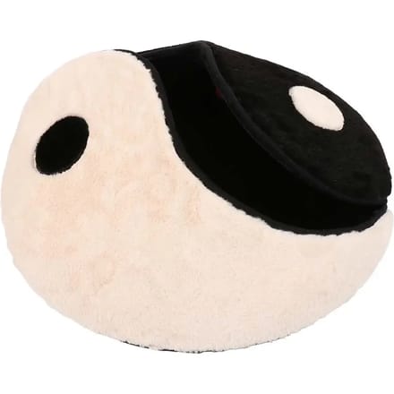 Coockoo plaid ZEN ZONE voor katten 60x60x2cm zwart/wit
