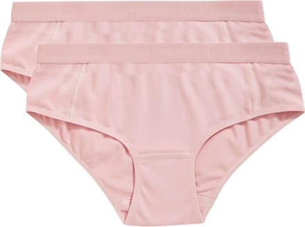 Ten Cate Basics organic cotton stretch hipster ash pink 2 pack voor Meisjes | Maat 146/152
