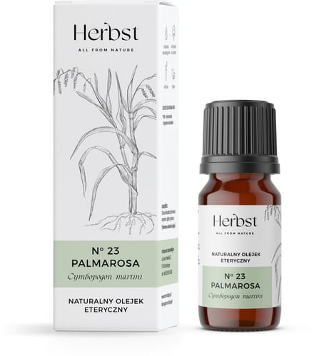 Aromatique - Palmarosa Etherische Olie - 10ml - Bloemig - Citrus - Rozen- en Geraniumgeur