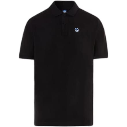 North Sails Basic Korte Mouw Poloshirt Zwart M Man