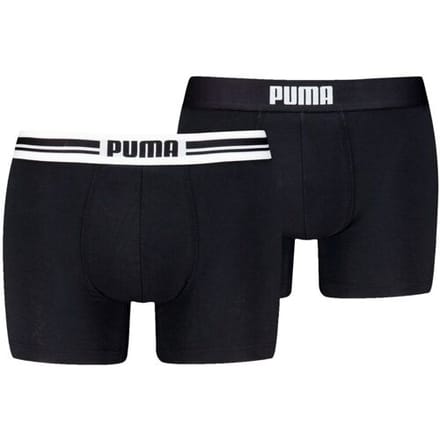 Puma Boxershorts Everyday Placed Logo - 2 pack - Black / Black - Maat L