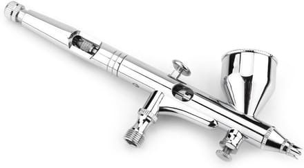 Multifunctionele 0.2MM Gravity Feed Dual-action Airbrush Kit voor Taartdecoratie, Make-up en Nagelkunst