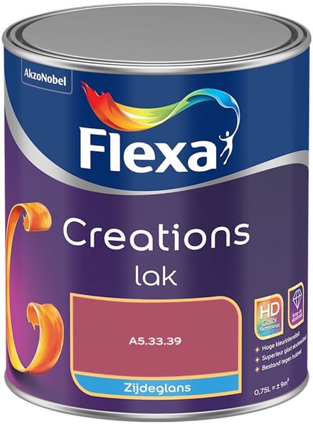 Flexa - Creations Lak Zijdeglans - A5.33.39 - Mengverf - 750 Ml