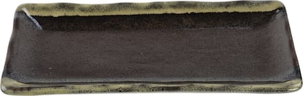 Zwart Rechthoekig Bord - Large Plates - 19.3 x 9.4cm