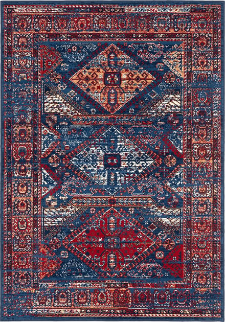 Pergamon Vloerkleed Designer Pop-Vintage Oosterse rand