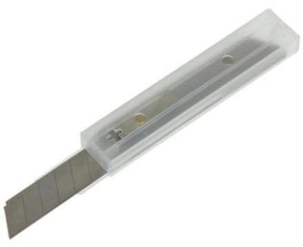 Anza afbreekmes reservemesjes - 10 x 9 mm.