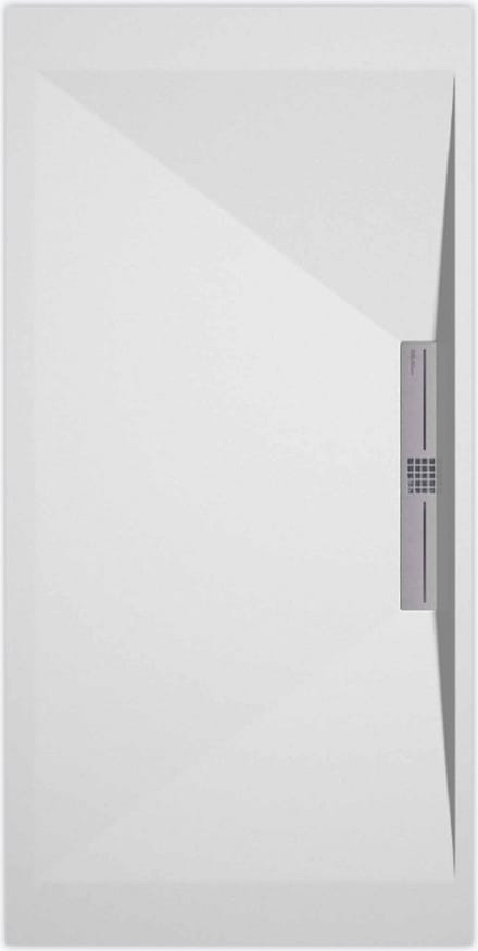 Sanifun douchebak Stone Side White Smooth 1400 x 700 S