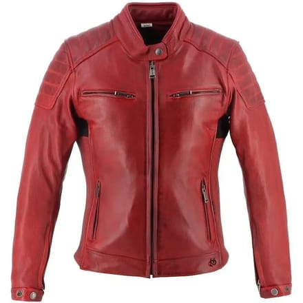 Leren motorjack voor vrouwen Helstons Jody