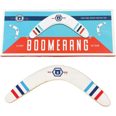 Houten boemerang Rex London Wild Bear