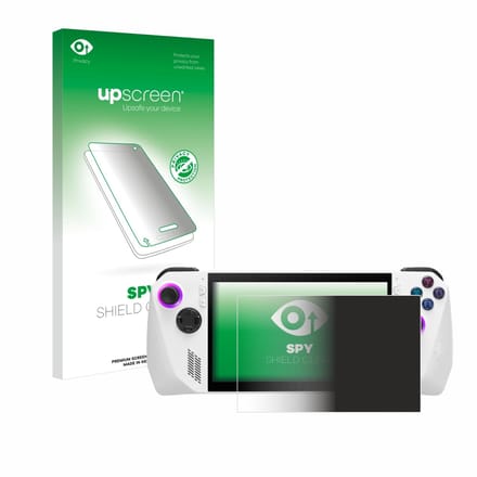 upscreen - privacy screenprotector voor ASUS ROG Ally (2023) / Ally X (2024) - Folie Beschermfolie Blauwlichtfilter