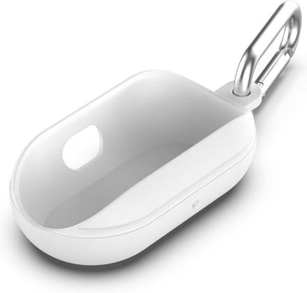 KELERINO. Hoesje geschikt voor Samsung Galaxy Buds - Half Open - Wit