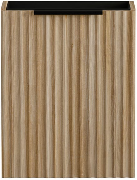 Ribbella Fonteinkast Eikenlook met Ribbelfront 400 mm Rechtsdraaiend