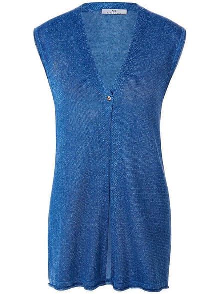 Mouwloos vest Van Peter Hahn blauw