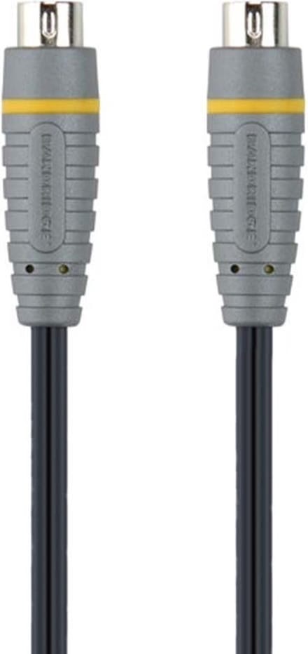 Bandridge S-Video Kabel - S-Video (4-pins) naar S-Video (4-pins) - 5.00 m - Zwart