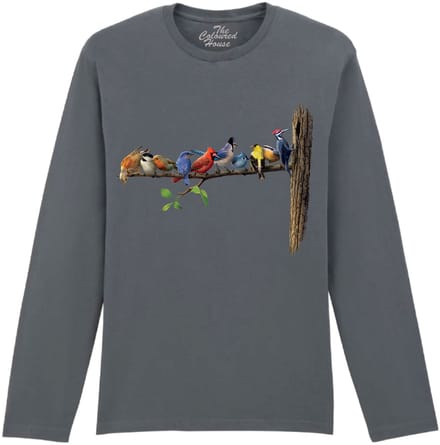 Vogels Birds The Coloured House Longsleeve T-shirt M