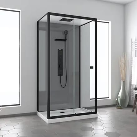 Aurlane Douchecabine Trendy - Rechthoek - 110x80x207,5cm - Grijs