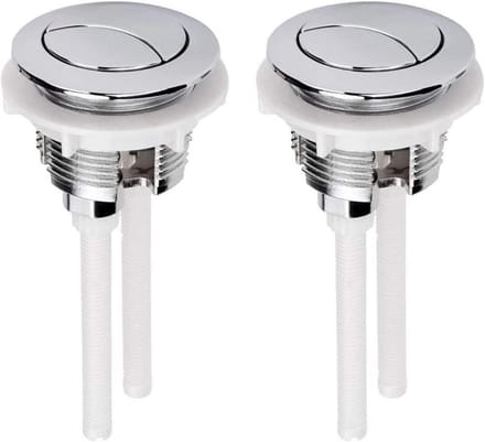 2x Universele Ronde Dubbele Flush Toiletknop Drukker voor Waterbesparing