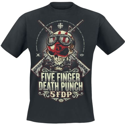 Five Finger Death Punch T-shirt - Protector - S tot 5XL - voor Mannen - zwart