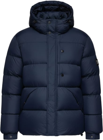 OMBRE Jas - Polyamide - Lange Mouw - Effen Marine M
