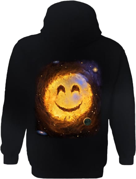 Galaxy Smile The Coloured House Hoodie M
