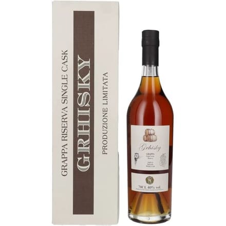 Zilveren zegel Silver Seal Grappa Riserva Single Speyside Whisky Cask 2023 40% Vol. 0,7l in geschenkverpakking