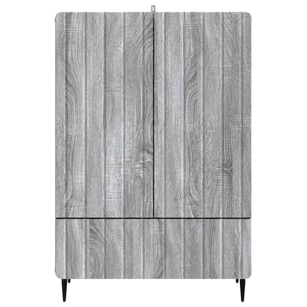 vidaXL - Dressoir - Grijs - sonoma - 66 - x - 34,5 - x - 97 - cm - Bewerkt - hout