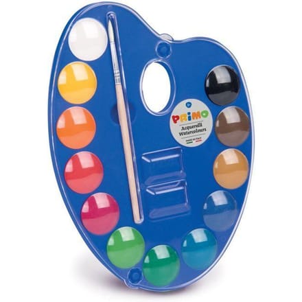 Primo Waterverfset Junior 12 Kleuren