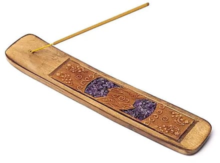 Wierookhouder Healing Hands Amethist --set van 2 stuks - ±15,5x5cm - ±15.5x5cm