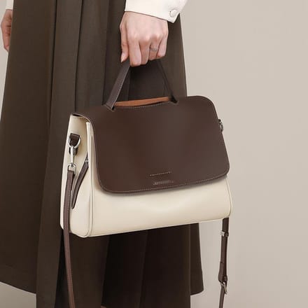 Nieuw design, luxe crossbodytas, draagbare leren moedertas black