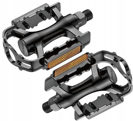 Neco WP-97 - Aluminium Fietspedalen - Zwart - Met Kogellagers - Inclusief Reflectoren