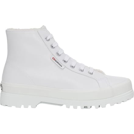 Superga Dames/Dames 2341 Alpina Vegan Leren Trainers (Ijs Wit)