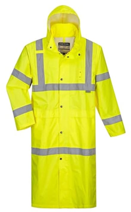 Hi-Vis jas Geel 122cm Grootte XL voor optimale zichtbaarheid