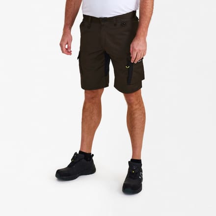 Engel X-treme werkshorts met stretchstof 6362-740 - Mocha Brown / Black - 44